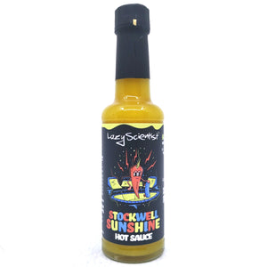 Lazy Scientist Stockwell Sunshine Pineapple, Turmeric & Ginger Hot Sauce (150ml)-Hop Burns & Black