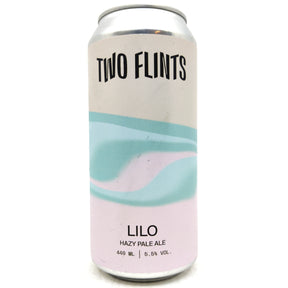 Two Flints Lilo Pale Ale 5.5% (440ml can)-Hop Burns & Black