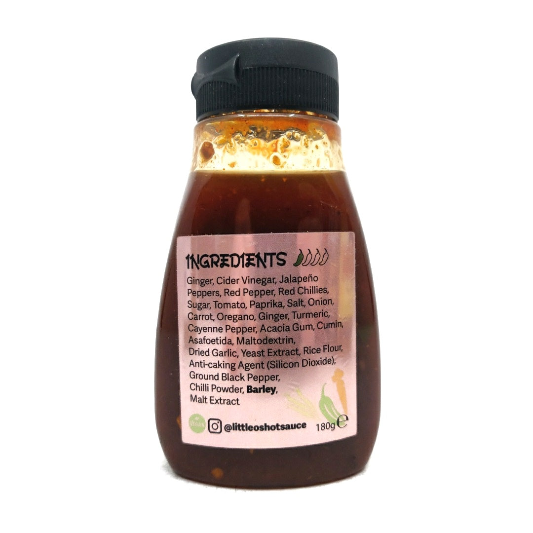 Little O's Smoky Sweet Chilli Hot Sauce (180g)-Hop Burns & Black