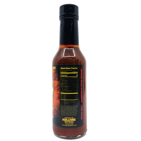 Hellfire Kranked Extreme Black Garlic & Reaper Hot Sauce (148ml)-Hop Burns & Black