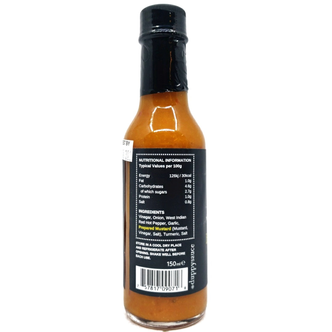 Old Duppy Traditional Barbados Smoked Hot Sauce (150ml)-Hop Burns & Black
