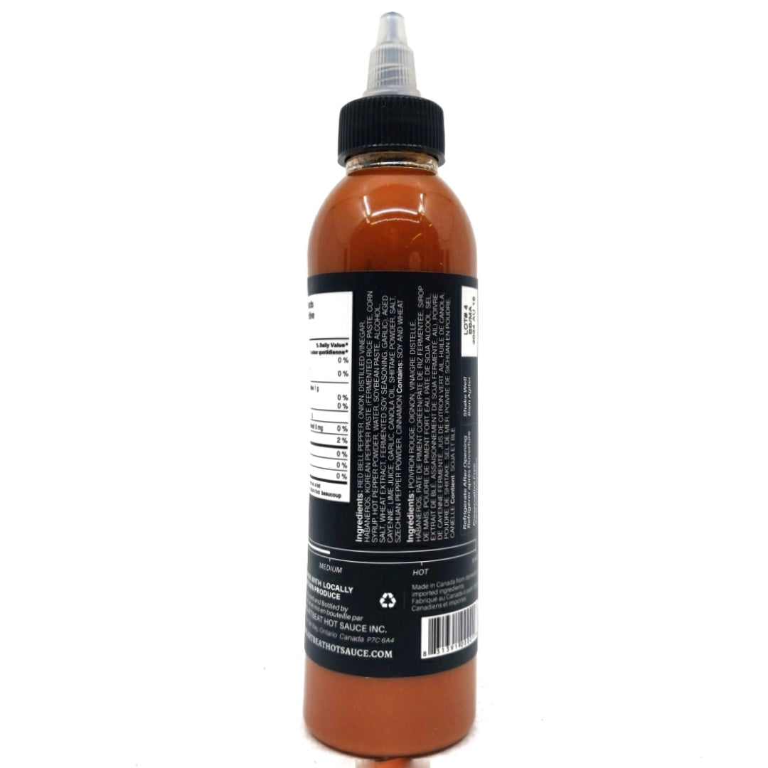 Heartbeat Dark Side of The Grill Shiitake Szechuan Hot Sauce (177ml)-Hop Burns & Black