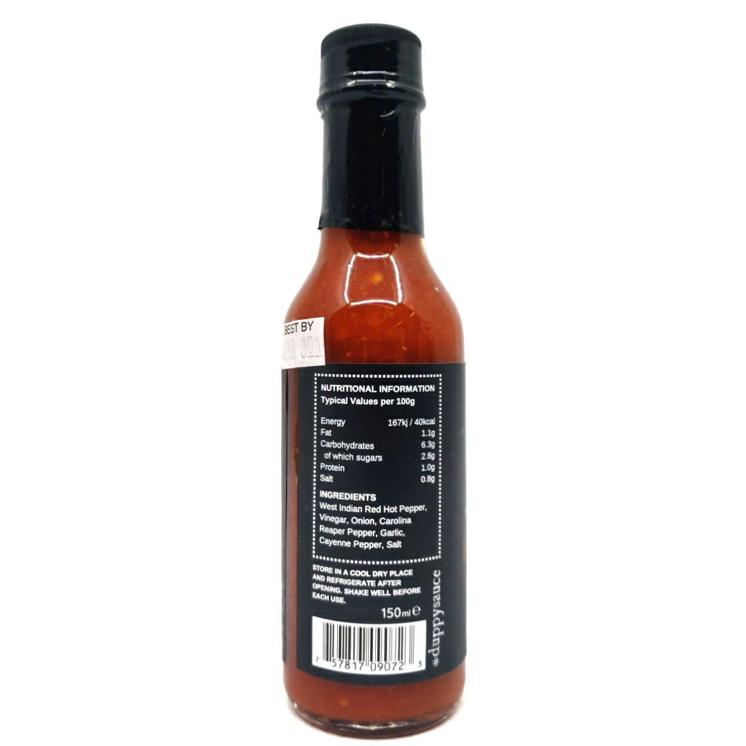 Old Duppy Fyahpooch Smoked Pepper Sauce (150ml)-Hop Burns & Black