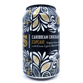 Siren Caribbean Chocolate Cupcake Stout 5.4% (330ml can)-Hop Burns & Black