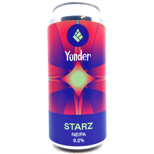Drop Project x Yonder Starz New England IPA 6.2% (440ml can)-Hop Burns & Black