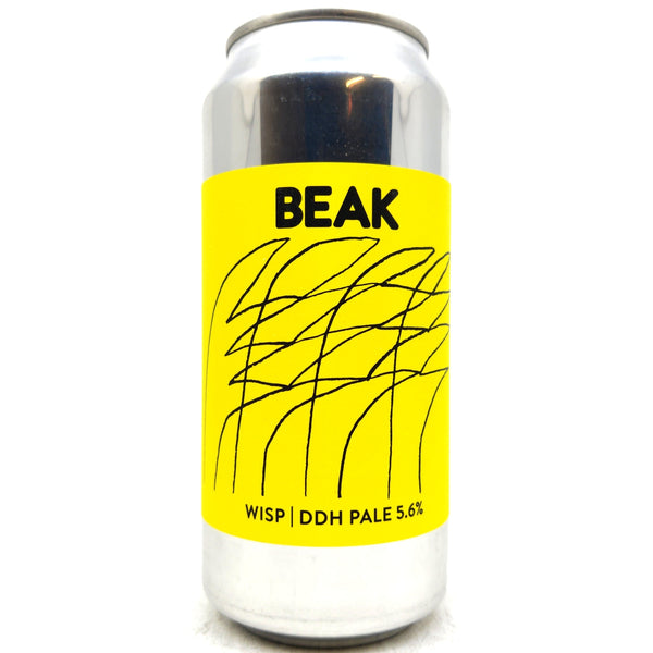 Beak Brewery Wisp Pale Ale 5.6% (440ml can)-Hop Burns & Black