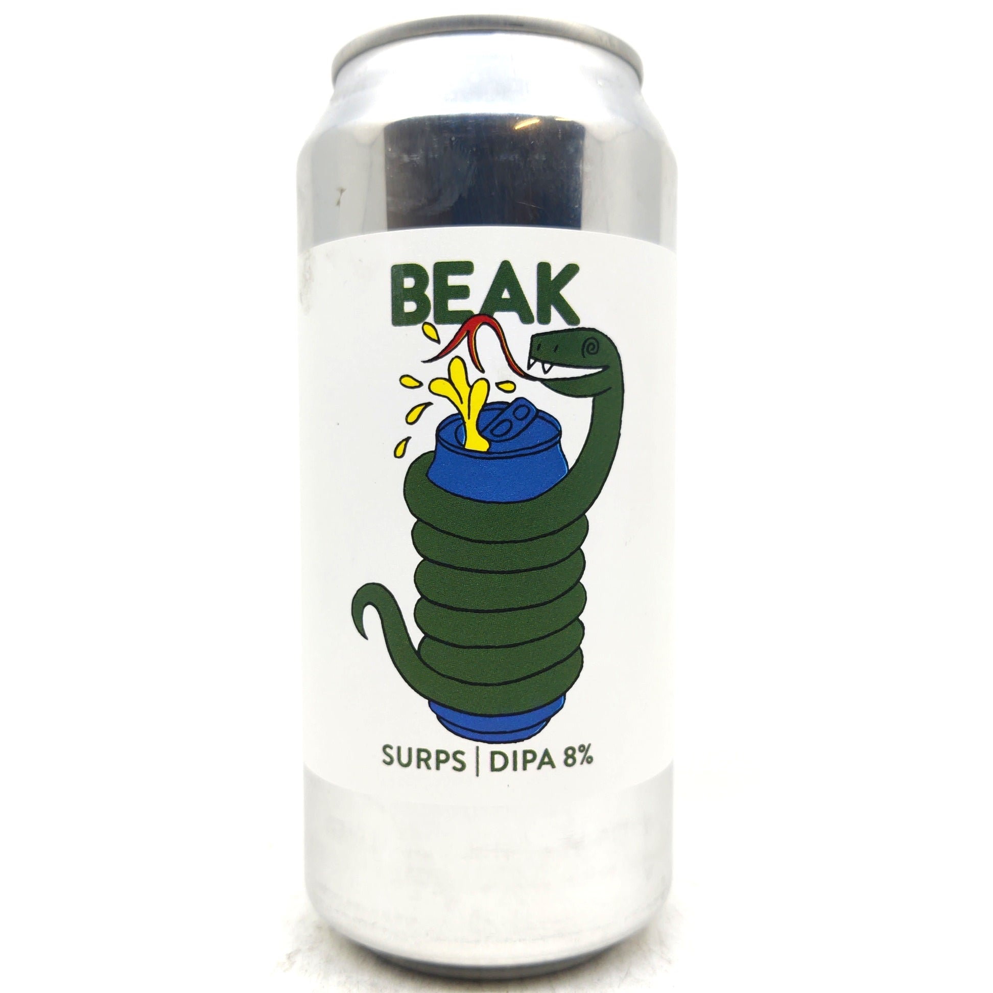 Beak Brewery Surps Double IPA 8% (440ml can)-Hop Burns & Black