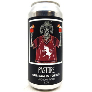 Pastore Our Ram In Torino Negroni Sour (440ml can)-Hop Burns & Black