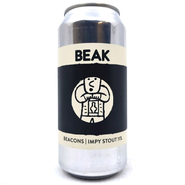 Beak Brewery Beacons Impy Stout 11% (440ml can)-Hop Burns & Black