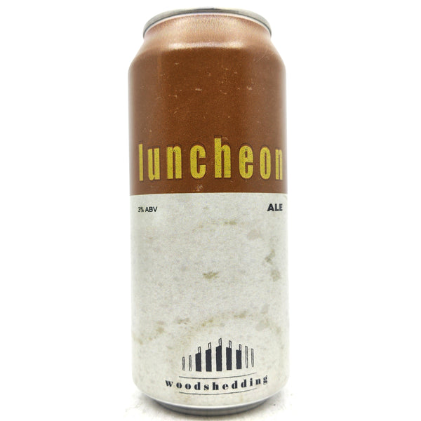 Woodshedding Luncheon Pale Ale 3% (440ml can)-Hop Burns & Black