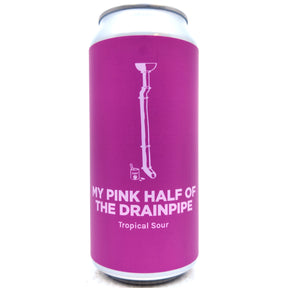 Pomona Island My Pink Half Of The Drainpipe Tropical Sour 6.5% (440ml can)-Hop Burns & Black