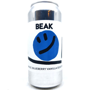 Beak Brewery Shrug Blueberry & Vanilla Sour 7% (440ml can)-Hop Burns & Black