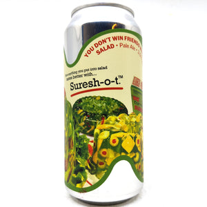 Sureshot You Don't Win Friends With Salad Pale Ale 3.5% (440ml can)-Hop Burns & Black