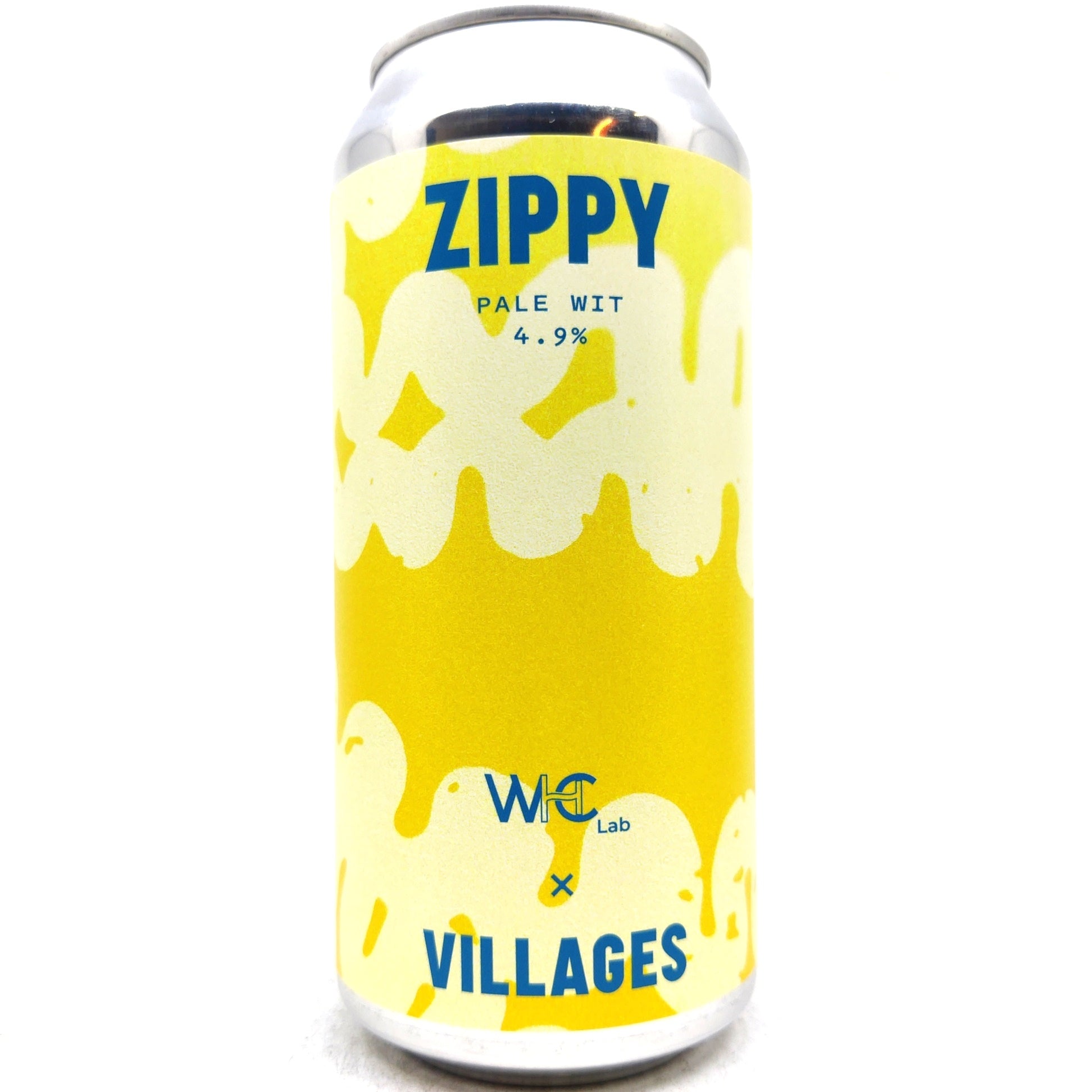 Villages Zippy Pale Wit 4.9% (440ml can)-Hop Burns & Black