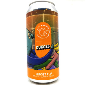 Left Handed Giant x Dugges Sunset Flip Fruited Sour 6.5% (440ml can)-Hop Burns & Black