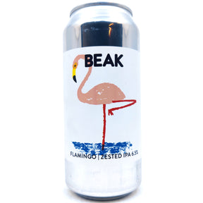 Beak Brewery Flamingo Zested IPA 6.5% (440ml can)-Hop Burns & Black