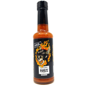Slow Richie's x The Dust Coda Road to Hell Hot Sauce (150ml)-Hop Burns & Black