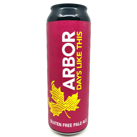 Arbor Days Like This Gluten Free Pale Ale 4.7% (568ml can)-Hop Burns & Black