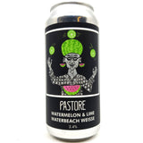 Pastore Watermelon & Lime Waterbeach Weisse 3.4% (440ml can)-Hop Burns & Black
