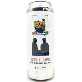 Baron Brewing x Gamma Still Life IPA 7.2% (500ml can)-Hop Burns & Black
