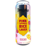 Donzoko Pink Lemonade Rice Lager 5.5% (500ml can)-Hop Burns & Black