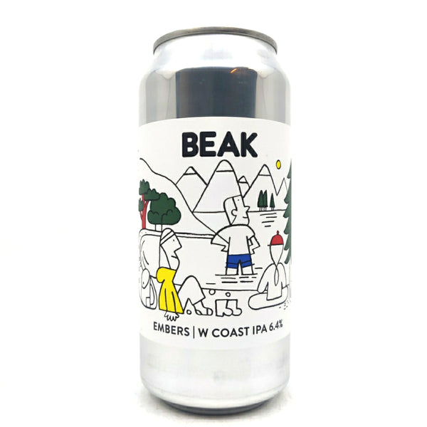 Beak Brewery x Craft Beer Channel Embers West Coast IPA 6.5% (440ml can)-Hop Burns & Black