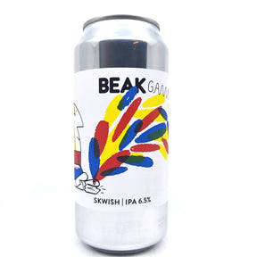 Beak Brewery x Gamma Skwish IPA 6.5% (440ml can)-Hop Burns & Black
