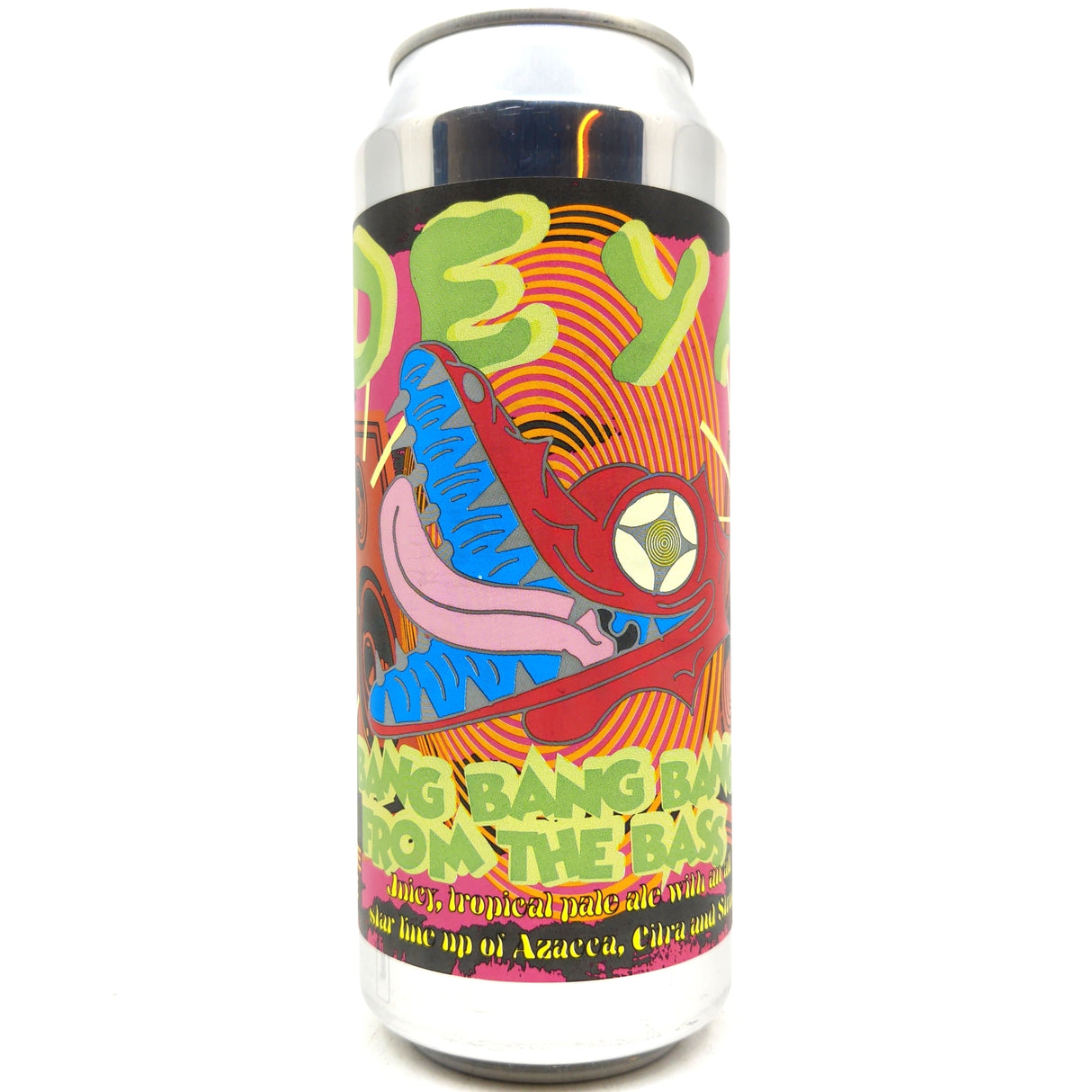 DEYA Bang, Bang, Bang From the Bass Pale Ale 5.8% (500ml can)-Hop Burns & Black