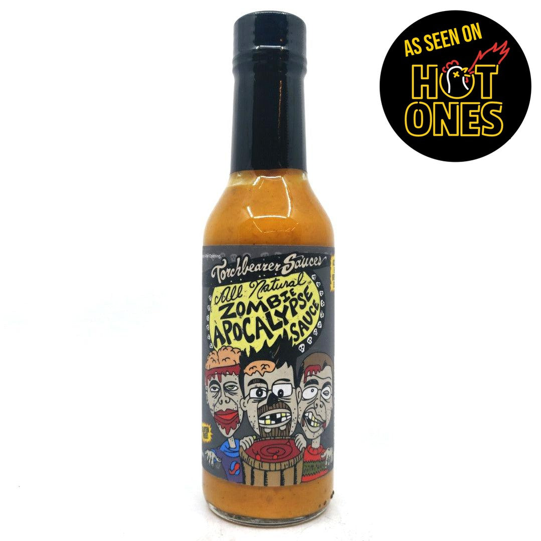 Torchbearer Zombie Apocalypse Hot Sauce (148ml)-Hop Burns & Black