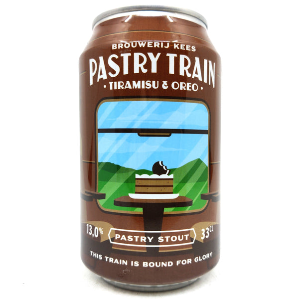 Kees Pastry Train Tiramisu & Oreo Stout 13% (330ml can)-Hop Burns & Black