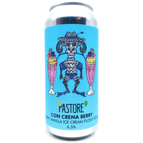 Pastore Con Crema Berry Sour 6.5% (440ml can)-Hop Burns & Black