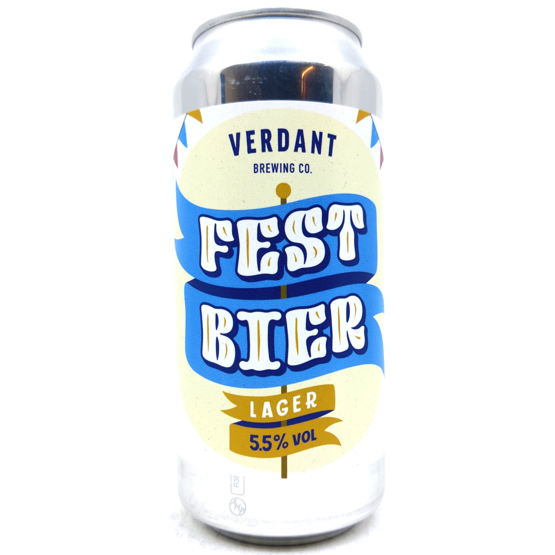 Verdant Festbier Lager 5.5% (440ml can)-Hop Burns & Black