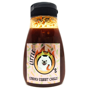 Little O's Smoky Sweet Chilli Hot Sauce (180g)-Hop Burns & Black