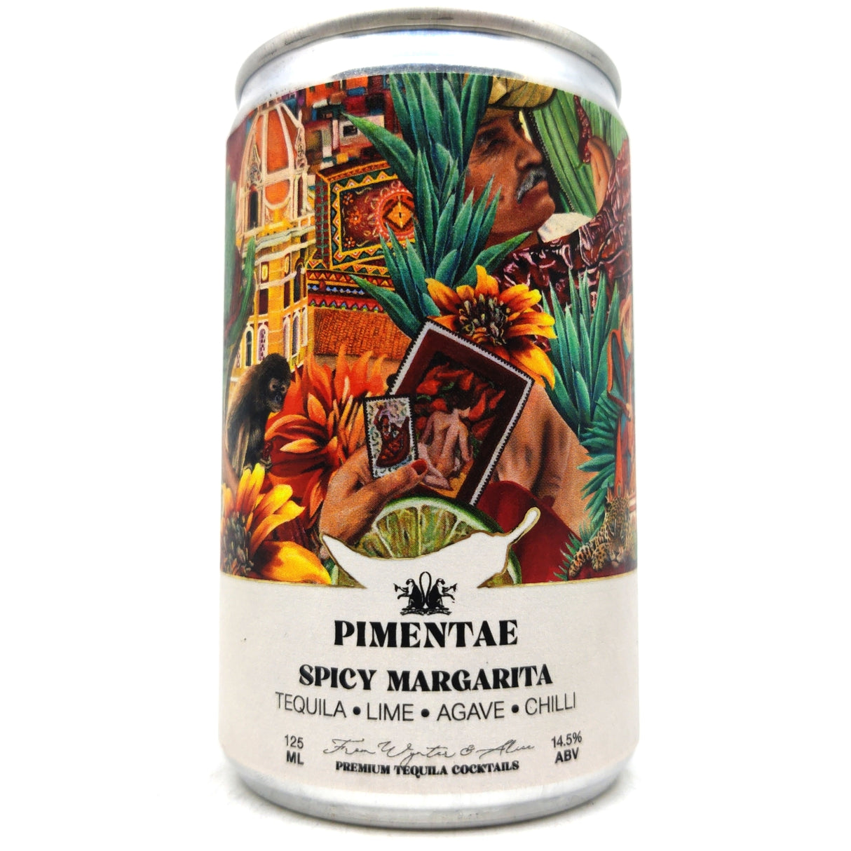 Pimentae Spicy Margarita 14.5% (125ml can)-Hop Burns & Black