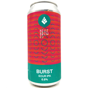 Drop Project x Heist Burst Sour IPA 6% (440ml can)-Hop Burns & Black