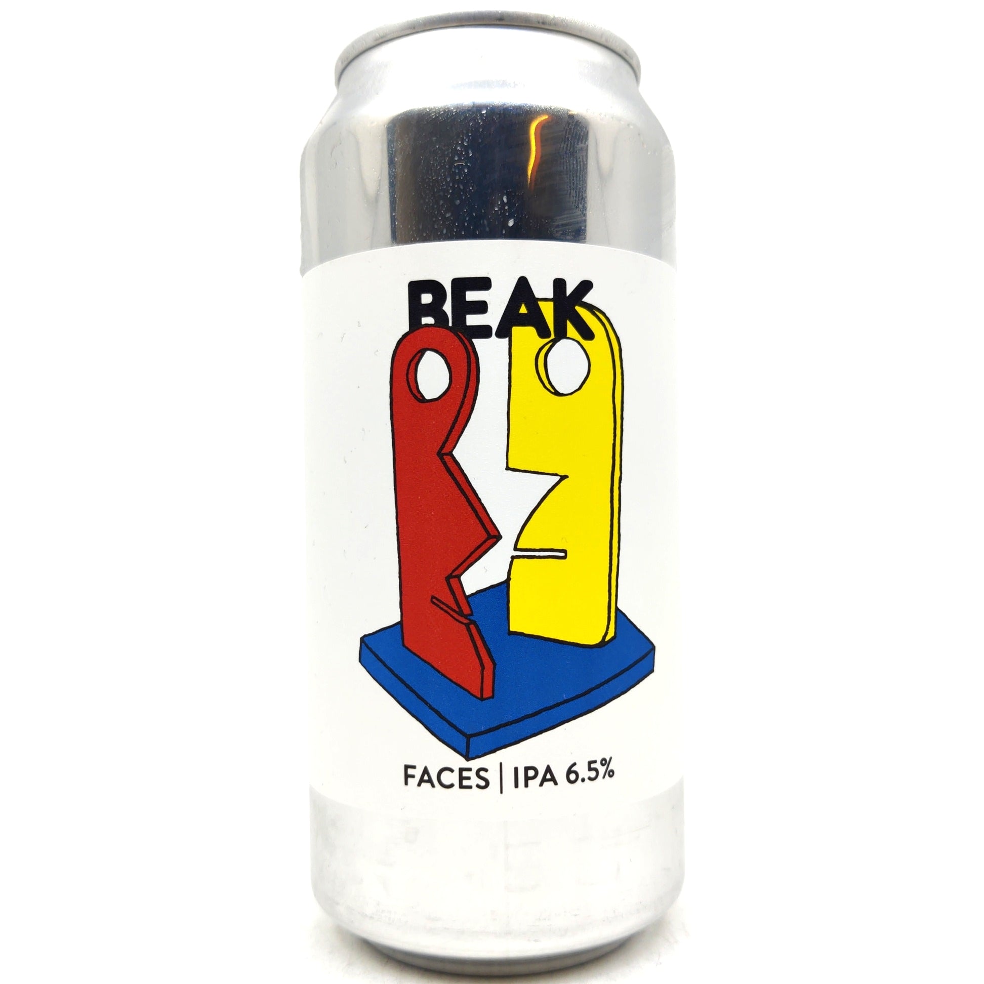 Beak Brewery x Duration Faces IPA 6.5% (440ml can)-Hop Burns & Black