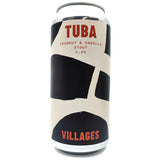 Villages Tuba Coconut & Vanilla Stout 4.6% (440ml can)-Hop Burns & Black