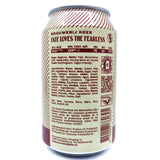 Kees x Bravoure Fate Loves the Fearless Barley Wine 14.8% (330ml)-Hop Burns & Black