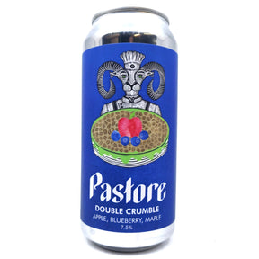 Pastore Double Crumble Apple Blueberry Maple Pastry Sour 7.5% (440ml can)-Hop Burns & Black