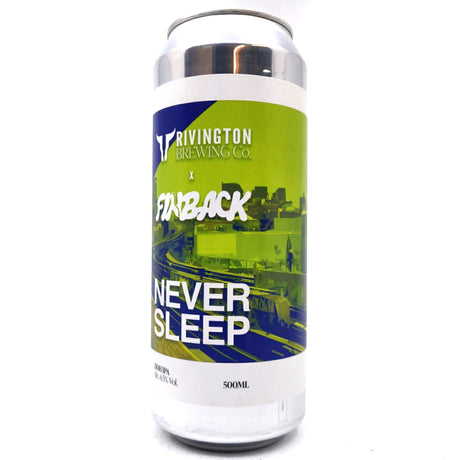 Rivington x Finback Never Sleep IPA 6.5% (500ml can)-Hop Burns & Black