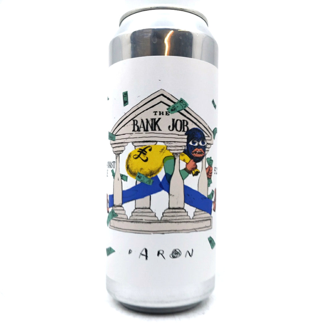 Baron Brewing Bank Job Pale Ale 5.2% (500ml can)-Hop Burns & Black