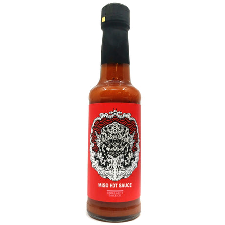 Singularity Sauce Co Miso Hot Sauce (148ml)-Hop Burns & Black