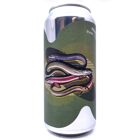 Sureshot Four Eels Porter 4.5% (440ml can)-Hop Burns & Black