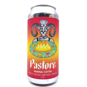 Pastore Panna Cotta Peach Blood Orange Vanilla Pastry Sour 5% (440ml can)-Hop Burns & Black