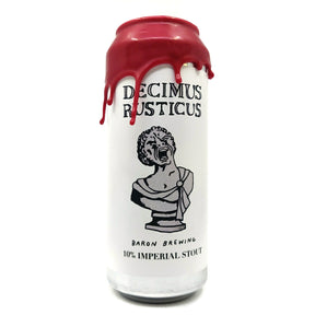Baron Brewing x Bereta Decimus Rusticus Imperial Stout 10% (500ml can)-Hop Burns & Black