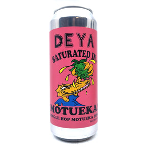 DEYA Saturated in Motueka DIPA 8% (500ml can)-Hop Burns & Black