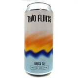 Two Flints Big G Double IPA 8% (440ml can)-Hop Burns & Black