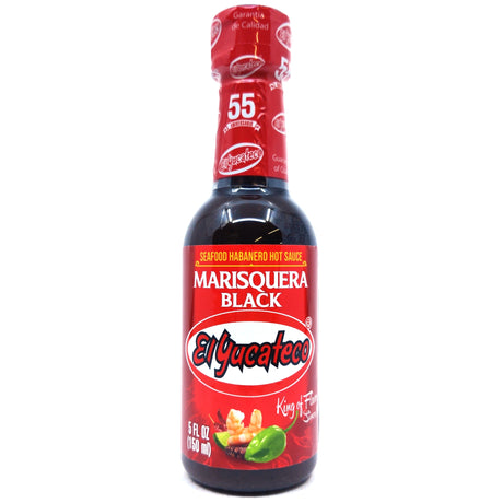 El Yucateco Marisquera Black Hot Sauce (150ml)-Hop Burns & Black