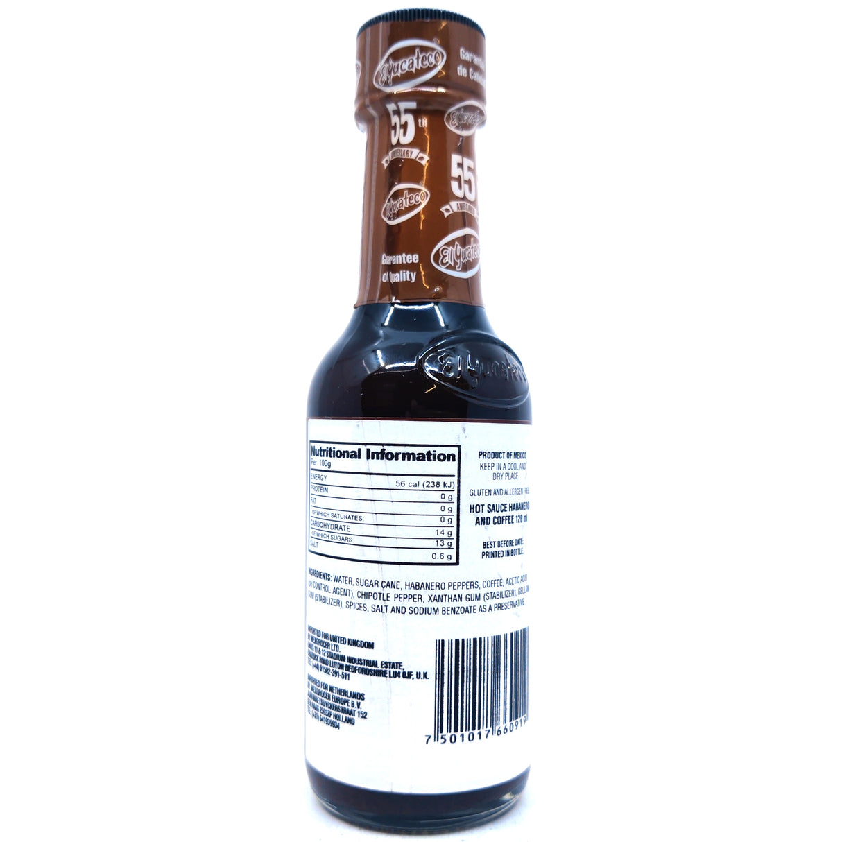 El Yucateco Habanero & Coffee Hot Sauce (120ml)-Hop Burns & Black