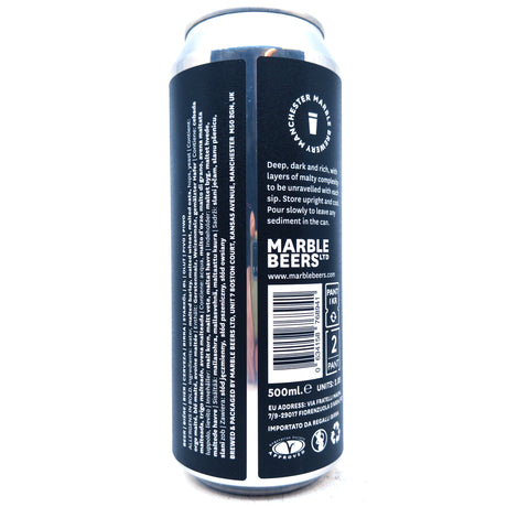 Marble Stout 5.7% (500ml can)-Hop Burns & Black